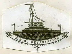 Heraldic badge used on stationery