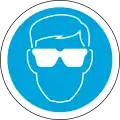 Eye protection must be worn