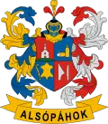 Coat of arms of Alsópáhok
