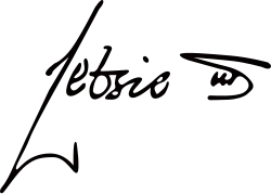 Letsie III's signature