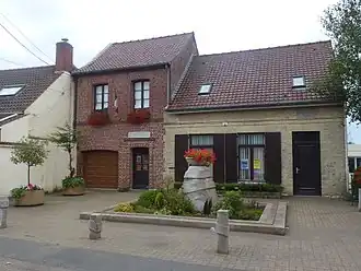 The ancient town hall of Hames-Boucres