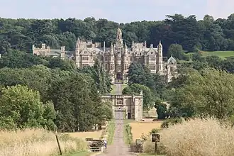 Rear view of the house from the garden