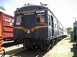 Harris motor carriage 795M statically preserved