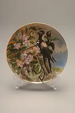 Dinner plate designed for Lucy Hayes