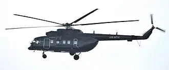 An Sri Lankan Mil Mi-17, similar to the one involved