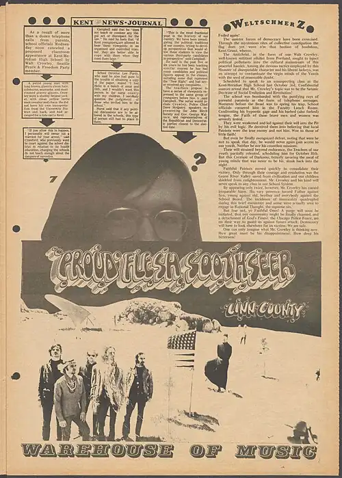 Advertisement for Proud Flesh Soothseer, 1968