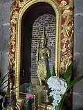 Prasat Thong as a deified idol in Ho Hem Monthian Thewarat&nbsp;[th], Bang Pa-in Royal Palace