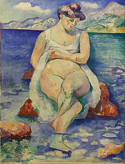 La Baigneuse, 1906, oil on canvas, 116.5 x 89.5&nbsp;cm, Museum of Grenoble