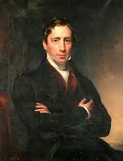 Portrait of John Buxton by Henry Perronet Briggs