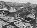 1943 New Orleans, Louisiana. Ramp boats under construction at the Higgins shipyards