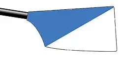 Image showing the rowing club's blade colours