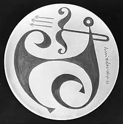 Jacques Hnizdovsky terra-cotta, 1950s