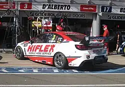 The Holden VF Commodore of Tony D'Alberto Racing at the 2013 Clipsal 500 Adelaide