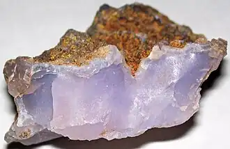 Holley blue agate from Oregon