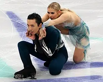 Holly Harris and Jason Chan at the 2024 World Championships