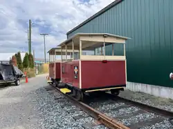Honey Bee Express Railroad Speeders (Woodings speeder) at FVHRS