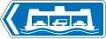 Direction to vehicular ferry pier