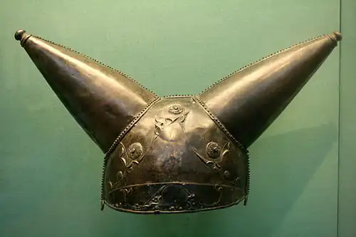 The Waterloo Helmet (c. 150–50&nbsp;BC), Thames, England.