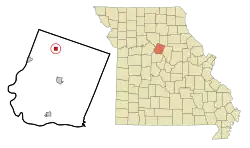 Location of Armstrong, Missouri