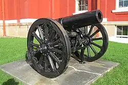 A sFH 93 at a WWI memorial in Brookville, Pennsylvania