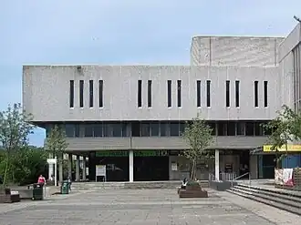 Hugh Owen Building, Aberystwyth University. This is a Grade II Listed building.[11]