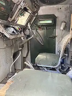 Humber pig unrestored driving cabin