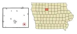 Location of Thor, Iowa