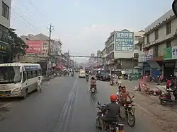 Buildings in Hutian Town.