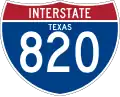 Interstate 820 marker
