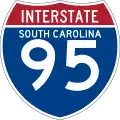 Interstate 95 marker