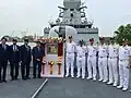 INS Udaygiri during commissioning ceremony(July 2025)