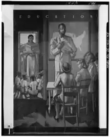 Education at Main Interior Building, photographed by HABS