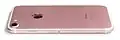 Back and side detail from a standard iPhone 7 in Rose Gold