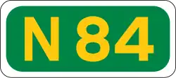 N84 road shield}}