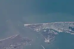 Bolivar Roads by Aerial Photography