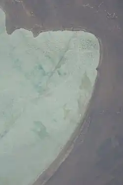 East point of the lake. April 2009