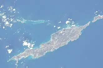 Satellite image of Anguilla
