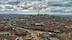 Skyline of Ibadan, the largest city and seat of the state