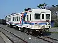 A former Kashima Rinkai Railway 2000 series car in its later guise as Ibaraki Kotsu 200 series car 201 in March 2003