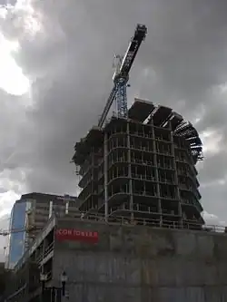 Icon Tower II under construction in April 2008