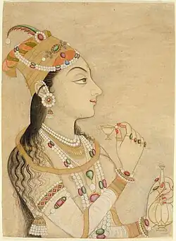 Idealized Portrait of the Mughal Empress Nur Jahan (1577-1645)? LACMA M.81.271.7