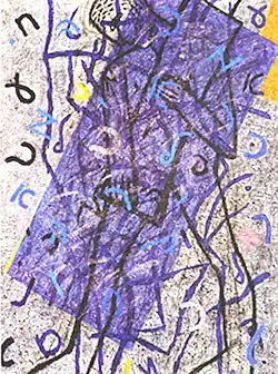 Im Wind, 135&nbsp;cm x 180&nbsp;cm, Öl auf Leinen, 1991