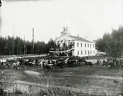 Inauguration of Governor Ferry, at the present-day Washington State Capitol, November 18, 1889