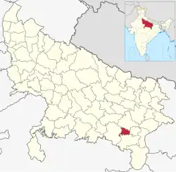 Location of Bhadohi