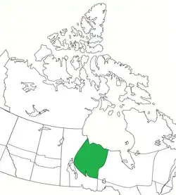 Location of Mishamikoweesh within the Province of the Northern Lights