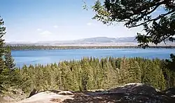 Jenny Lake from Inspiration Point