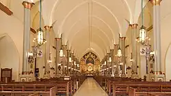 Church nave in 2021