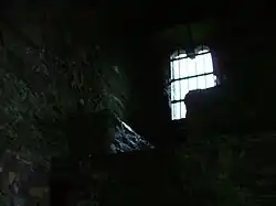 Interior of one of the castle windows