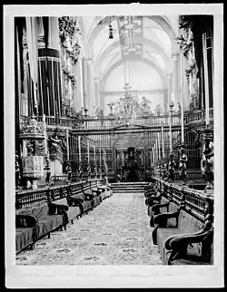 Interior of the Cathedral, 1905, California Historical Society Collection