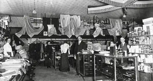 Interior of the S.Q.R. department store, Anaheim, California, c.1900